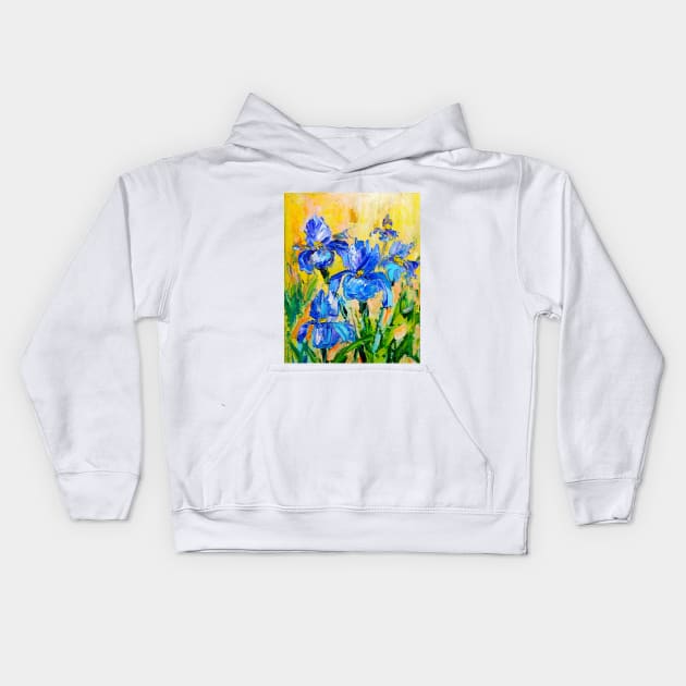 Irises Kids Hoodie by Vita Schagen